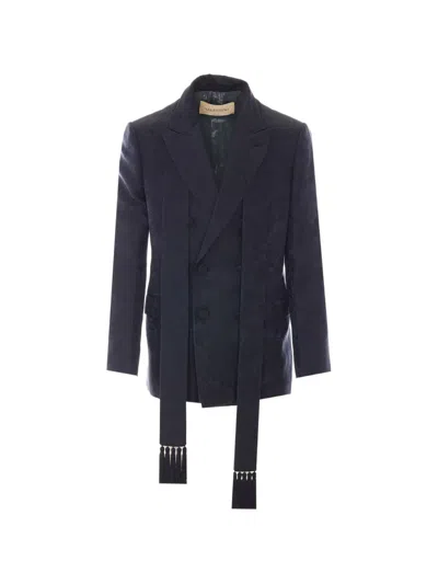 Valentino Garavani Blue Double Breasted Jacket
