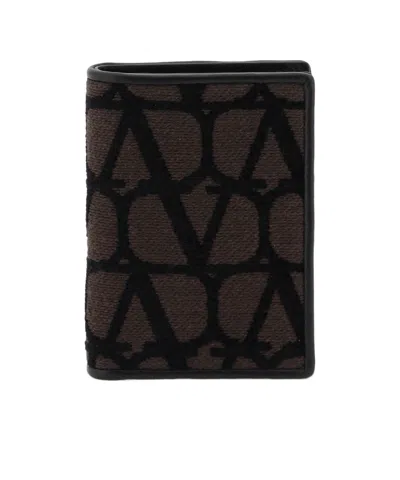 Valentino Garavani Double-folded Purse With Printed Pattern In Multi