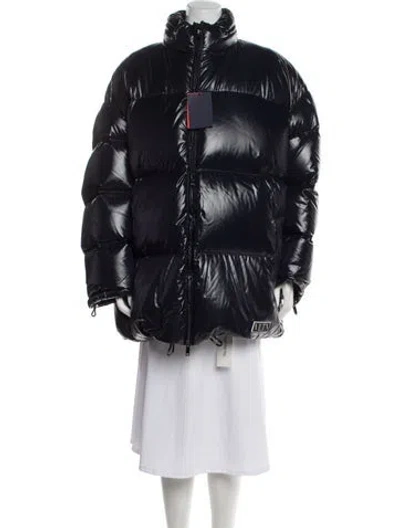 Pre-owned Valentino Down Coat W/ Tags In Blue