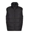 Valentino Iconographe High Neck Padded Quilted Vest In Multi