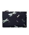 Valentino Dragonfly Print Clutch In Black
