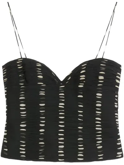 VALENTINO PLUSDEPOIS-PRINT CHIFFON TOP