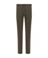 Valentino Draw Rope To Design Casual Pants In Brown