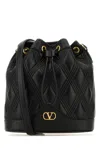 Valentino Women's Quiltie 67 Leather Bucket Bag