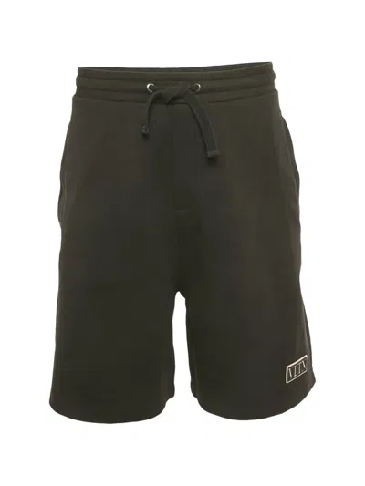 Pre-owned Valentino Drawstring Shorts In Black