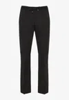 Valentino Drawstring Track Pants In Black