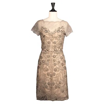 Pre-owned Valentino Dress By Pier Paolo Piccioli And Maria Grazia Chiuri Circa 2013 In Brown