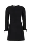 Valentino Garavani Open Back Bow Mini Dress