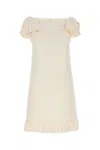 Valentino Mini Crepe Couture Dress With Bows