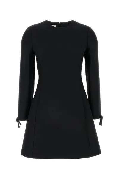 Valentino Women's Wool Blend Dress In Black