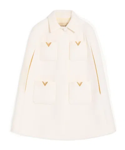 VALENTINO DRILL DOUBLE CAPE