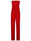 VALENTINO DRY TAILORING WOOL SOLID JUMPSUIT