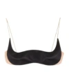 Valentino Duchesse Bra Top In Animal Print