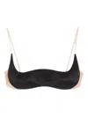 Valentino Duchesse Bra Top In Black