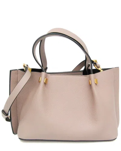 Valentino Garavani Valentino Dusty Pink Leather Handbag (authentic Pre-loved)