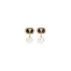 Valentino Garavani Oval Earrings With Swarovski Pearl In Gold
