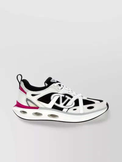 Valentino Garavani Easyjog Mesh Panel Sneakers In Multicolor