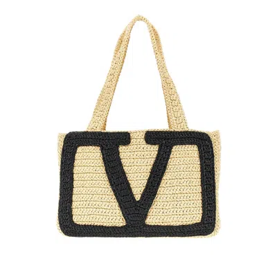 VALENTINO GARAVANI EDIUM 'VIVA SUPERSTAR CROCHET' SHOPPING BAG
