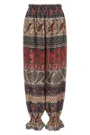 Valentino Garavani Cachemire Voyage Imaginaire Print Silk Georgette Pants