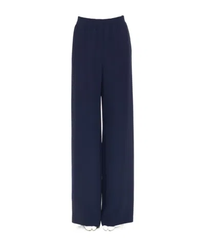 Valentino Elastic Waist Casual Pants In Black