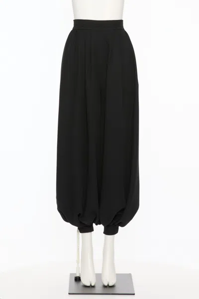 VALENTINO VALENTINO ELASTIC-ANKLE PLEATED PANTS