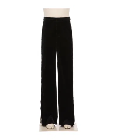 Valentino Elastic Waist Casual Pants In Black