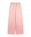 Valentino Elastic Waist Casual Pants In Geranium