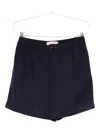 Valentino Elastic-waist Shorts In Blue