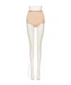 Valentino Elastic Waist Shorts In Neutral