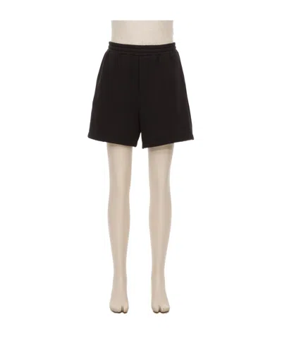 Valentino Elastic Waist Sports Shorts In Black