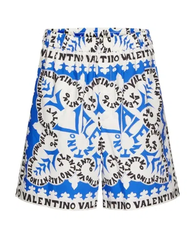 VALENTINO VALENTINO	ALL-OVER LOGO PRINTED SHORTS