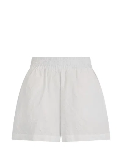 Valentino Elasticated-waistband Shorts In White