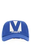 Valentino Garavani Men Chez  Cotton Cap In Blue