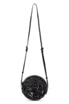 Valentino 03 Rose Edition Atelier Round Crossbody Bag In Black