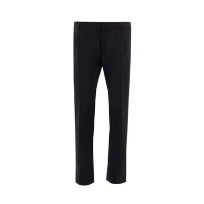 Valentino Elegant Black Wool  Trousers