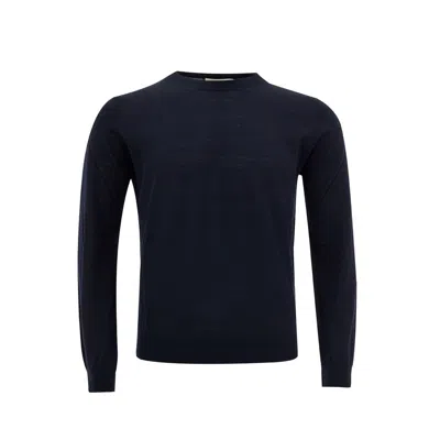 Valentino Elegant Blue Wool Sweater