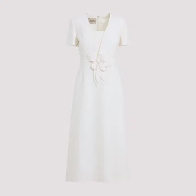 Valentino Elegant Midi Dress For Women In White