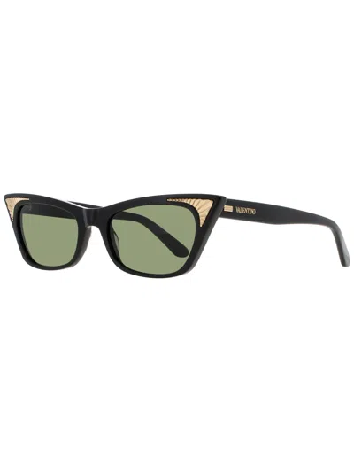 Valentino Elegantly Crafted Mini Sunglasses For Women In Black