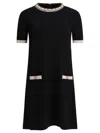 Valentino Garavani Embellished Choker Dress In Black