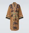 Valentino Embellished Cotton Cardigan In Multicoloured