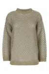 Valentino Embellished Crochet Knit Sweater