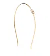 Valentino Vlogo Swarovski Crystal-embellished Headband In Gold