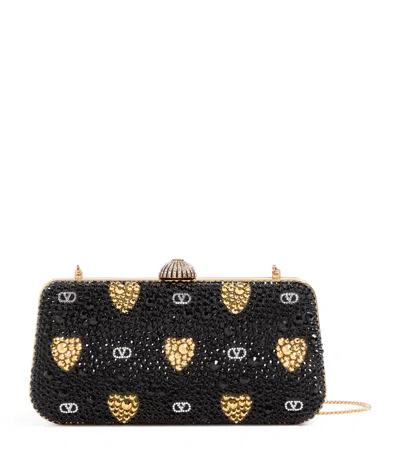 Valentino Garavani Embellished Minaudiere Clutch Bag