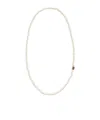 Valentino Embellished Necklace In White