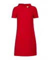 Valentino Embellished Wool And Silk Minidress In Red