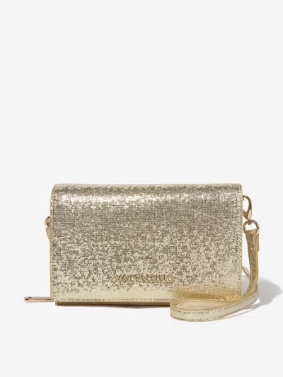 Valentino Garavani Kids' Valentino Ember Flap Bag In Gold