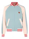 Valentino Le Chat De La Maison Wool Bomber Jacket In Blue
