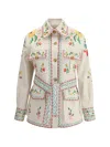 Valentino Embroidered Denim Jacket