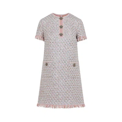 Valentino Embroidered Dress Women In Pink
