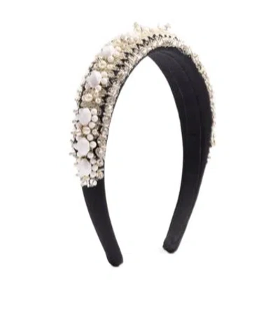 VALENTINO GARAVANI VALENTINO EMBELLISHED PADDED DESIGN HEADBAND